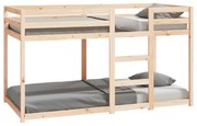 vidaXL Stapelbed 90x190 cm massief grenenhout