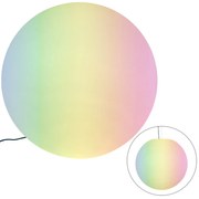 Smart buitenlamp met dimmer wit 77 cm IP65 incl LED - Nura Modern E27 IP65 Buitenverlichting bol / globe / rond