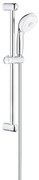 GROHE New Tempesta glijstangset met handdouche met 4 straalsoorten 9.5L/min. 60cm met doucheslang 175cm chroom/wit 27645001