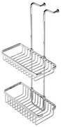 Geesa Basket Doucherek hangend dubbel 26.5cm Chroom 91253