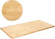 VEVOR Houten tafelblad, 1200 x 750 x 38 mm, draagvermogen 150 kg, universeel eendelig esdoornhouten bureau voor in hoogte verstelbaar elektrisch staand bureauframe, werkblad voor thuiskantoor