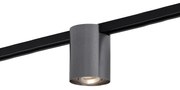 Moderne 1-fase railSpot / Opbouwspot / Plafondspot gunmetal - Iconic Rondoo Up Modern GU10 Binnenverlichting Lamp
