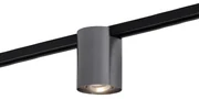 Moderne 1-fase railSpot / Opbouwspot / Plafondspot gunmetal - Iconic Rondoo Up Modern GU10 Binnenverlichting Lamp