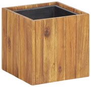 vidaXL Plantenbak verhoogd 24,5x24,5x25 cm massief acaciahout