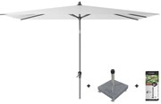 Platinum Riva stokparasol 3x2 - White met voet en hoes