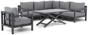 Dining Loungeset 6 personen Aluminium Grijs  Lifestyle Garden Furniture Lagos/Palazzo