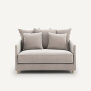 2-zits omvormbare zetel van fluweel, Lazare