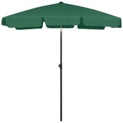 vidaXL Strandparasol 180x120 cm groen