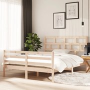 vidaXL Bedframe massief hout 150x200 cm 5FT King Size