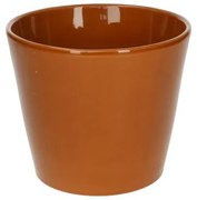 Bloempot, aardewerk, terracotta kleur,Ø15,5 cm