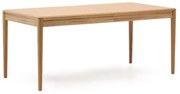 Kave Home Lenon Uitschuifbare Eettafel Eikenhout 160/240 Cm