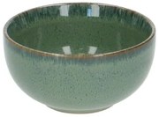 Schaal reactieve glazuur, steengoed, groen,Ø 10,8 cm