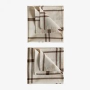 Set Van 2 Ducase Katoenen Servetten Beige – Crème - Sklum