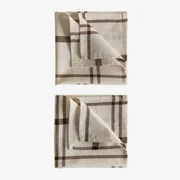 Set Van 2 Ducase Katoenen Servetten Beige – Crème - Sklum