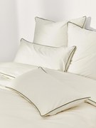 Perkal katoenen dekbedovertrek Daria met bies