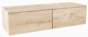 Zaro Alan onderkast met 2 lades 120cm washed oak