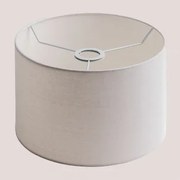 Arlina Linnen Lampenkap Wit & Ø30 Cm - ↑20 Cm - Sklum