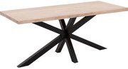 Goossens Eettafel Blade, Strak blad 200 x 100 cm 6 cm dik