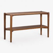 Consoletafel 130x40 Cm Van Mangohout Gina Donker Handvat Hout - Sklum