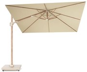 Challenger T2 premium parasol 300x300 cm teak champagne