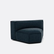 Modulaire open hoek, structuurfluweel Seven