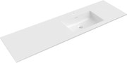 Mexen Otis inbouw wastafel rechts 161 x 46,5 cm, wit glans - 25181600P