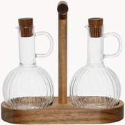 Azijn- & olieflessen Mycenes, 2-delig