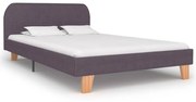 vidaXL Bedframe stof taupe 120x200 cm