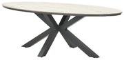 Garden Impressions Tulli tuintafel 220x115 cm - licht bruin