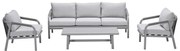 Garden Impressions Tarera loungeset 4-delig - taupe