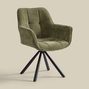 Groene Eetkamerstoel Met Stiksels
