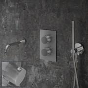 Saniclear Talpa Curved inbouw badkraan chroom