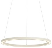 Design hanglamp beige 60cm incl. LED 3-staps dimbaar - Girello Design rond Binnenverlichting Lamp