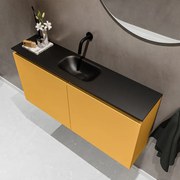 Mondiaz Ture 100cm toiletmeubel ocher met wastafel urban midden geen kraangat