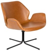 Zuiver Nikki Design Fauteuil Bruin Leer