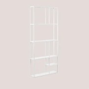 Modulaire Wandkast 80x180 Cm In Thura-staal Gardenia Wit - Sklum