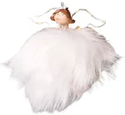 Kersthanger LED - Kerstbal - Kerstdecoratie voor Binnen - Kerstdecoratie Woonkamer - Kerstfiguren - Angel Noelle - Wit