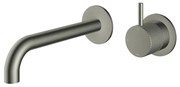 Hotbath Cobber X Afbouwdeel - voor wastafelmengkraan - 18cm uitloop - Geborsteld Nikkel CX105EXT18GN
