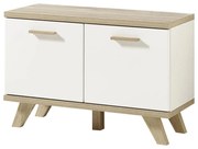 Germania Schoenenkast Oslo 76x35x51,5 cm sonoma eikenkleur en wit