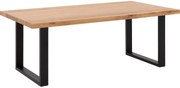 Goossens Eettafel Blade, Strak blad 220 x 100 cm 6 cm dik