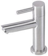 Mueller Round toiletkraan 1/2" rechte uitloop RVS PVD