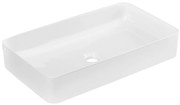 Comad Slim keramische opbouw wastafel 61x34cm wit