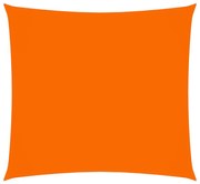 vidaXL Zonnescherm vierkant 3,6x3,6 m oxford stof oranje