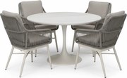 Tivoli Flair dining tuinset 120xH75cm 5-delig latte