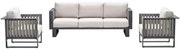 Garden Impressions Gabon loungeset 3-delig - taupe