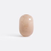 Afgeronde vaas in glas H14,5 cm, Iva