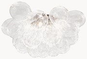 Mondgeblazen plafondlamp Gross met glazen bollen