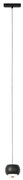 Moderne hanglamp zwart voor railsysteem 1-fase incl. LED - Magnetic Lance