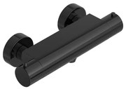 Hotbath COBBER Thermostatische Douchemengkraan met 1/2 Gepolijst zwart PVD B008PBP