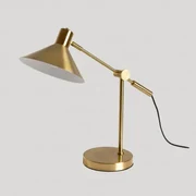 Metalen Tafellamp Clayt Goud - Sklum